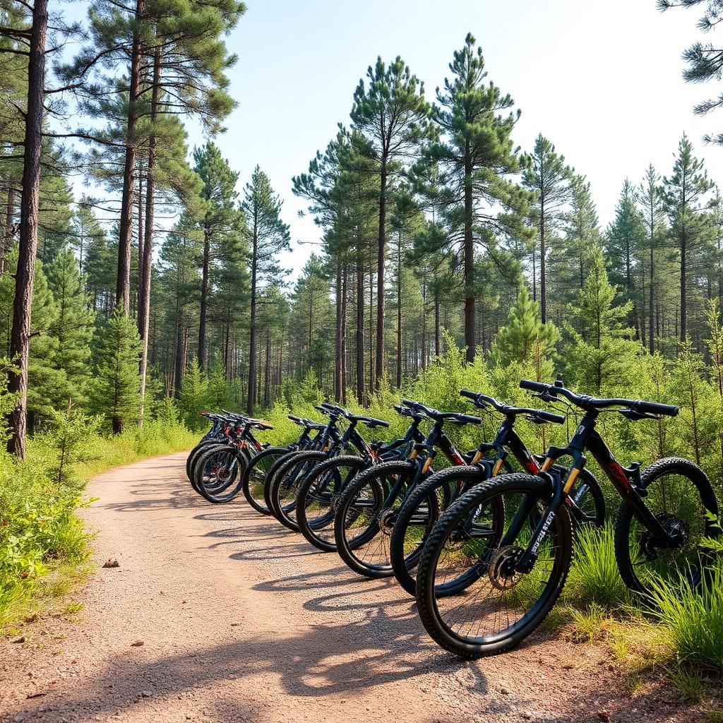 Mountain bikes